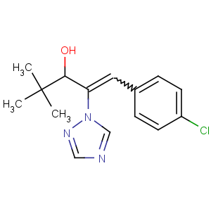 CAS No:83657-22-1 (E)-1-(4-chlorophenyl)-4,4-dimethyl-2-(1,2,4-triazol-1-yl)pent-1-en-3-ol