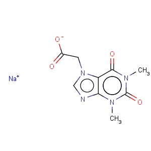 CAS No:837-27-4 7H-Purine-7-aceticacid, 1,2,3,6-tetrahydro-1,3-dimethyl-2,6-dioxo-, sodium salt (1:1)