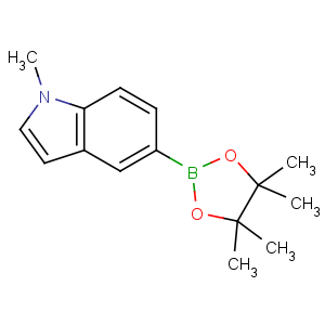 CAS No:837392-62-8 1-methyl-5-(4,4,5,5-tetramethyl-1,3,2-dioxaborolan-2-yl)indole