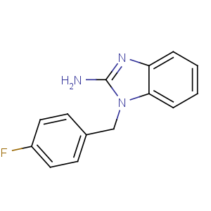 CAS No:83783-69-1 1-[(4-fluorophenyl)methyl]benzimidazol-2-amine
