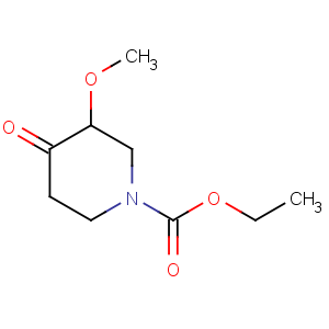 CAS No:83863-72-3 ethyl 3-methoxy-4-oxopiperidine-1-carboxylate