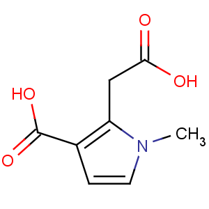 CAS No:83863-74-5 2-(carboxymethyl)-1-methylpyrrole-3-carboxylic acid