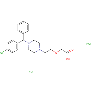 CAS No:83881-52-1 2-[2-[4-[(4-chlorophenyl)-phenylmethyl]piperazin-1-yl]ethoxy]acetic<br />acid