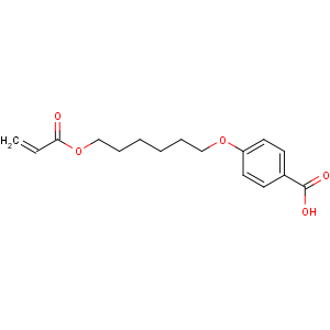 CAS No:83883-26-5 4-(6-prop-2-enoyloxyhexoxy)benzoic acid