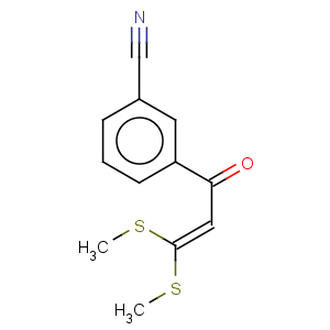 CAS No:838871-76-4 Benzonitrile,3-[3,3-bis(methylthio)-1-oxo-2-propen-1-yl]-