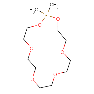 CAS No:83890-22-6 2,2-dimethyl-1,3,6,9,12,15-hexaoxa-2-silacycloheptadecane