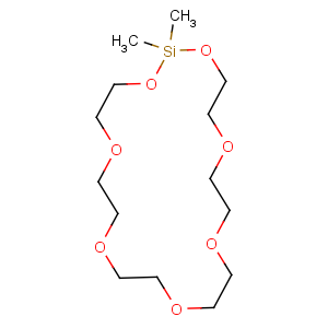 CAS No:83890-23-7 1,3,6,9,12,15,18-Heptaoxa-2-silacycloeicosane,2,2-dimethyl-