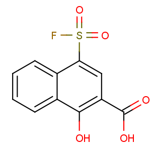CAS No:839-78-1 4-fluorosulfonyl-1-hydroxynaphthalene-2-carboxylic acid