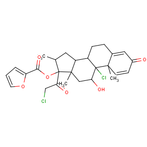 CAS No:83919-23-7 [(8S,9R,10S,11S,13S,14S,16R,<br />17R)-9-chloro-17-(2-chloroacetyl)-11-hydroxy-10,13,16-trimethyl-3-oxo-6,<br />7,8,11,12,14,15,16-octahydrocyclopenta[a]phenanthren-17-yl]<br />furan-2-carboxylate