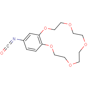 CAS No:83935-62-0 17-isocyanato-2,5,8,11,14-pentaoxabicyclo[13.4.0]nonadeca-1(15),16,<br />18-triene