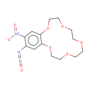 CAS No:83935-64-2 1,4,7,10,13-Benzopentaoxacyclopentadecin,2,3,5,6,8,9,11,12-octahydro-15-isocyanato-16-nitro-