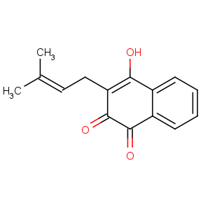 CAS No:84-79-7 4-hydroxy-3-(3-methylbut-2-enyl)naphthalene-1,2-dione