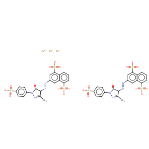 CAS No:84029-82-3 3-((4,5-Dihydro-3-methyl-5-oxo-1-(4-sulphonatophenyl)-1H-pyrazol-4-yl)azo)naphthalene-1,5-disulphonic acid, barium salt