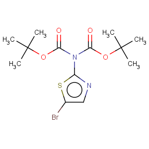 CAS No:840493-96-1 n-(5-bromothiazol-2-yl)zazbis(biscarbonic acid bis-1,1-dimethylethyl ester