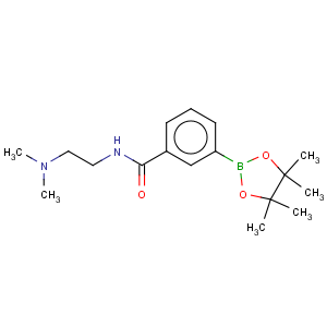 CAS No:840521-76-8 Benzamide,N-[2-(dimethylamino)ethyl]-3-(4,4,5,5-tetramethyl-1,3,2-dioxaborolan-2-yl)-