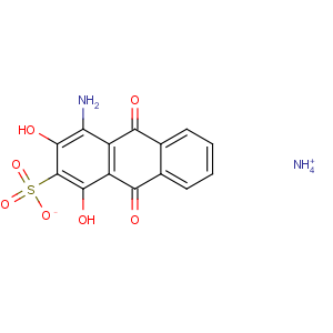 CAS No:84100-72-1 2-Anthracenesulfonicacid, 4-amino-9,10-dihydro-1,3-dihydroxy-9,10-dioxo-, ammonium salt (1:1)