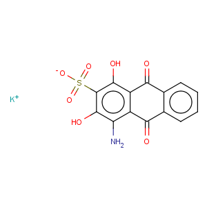 CAS No:84100-73-2 2-Anthracenesulfonicacid, 4-amino-9,10-dihydro-1,3-dihydroxy-9,10-dioxo-, potassium salt (1:1)