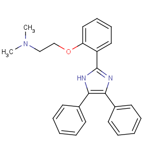 CAS No:84203-09-8 2-[2-(4,5-diphenyl-1H-imidazol-2-yl)phenoxy]-N,N-dimethylethanamine