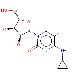 CAS No:842119-99-7 2(1H)-Pyrimidinone,4-(cyclopropylamino)-5-fluoro-1-b-L-ribofuranosyl-