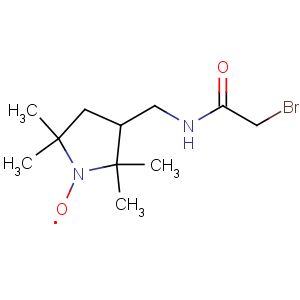 CAS No:84233-52-3 1-Pyrrolidinyloxy,3-[[(bromoacetyl)amino]methyl]-2,2,5,5-tetramethyl- (9CI)