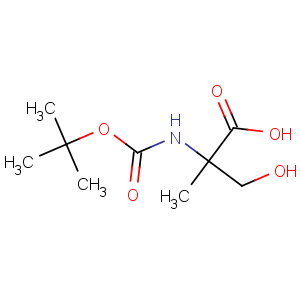 CAS No:84311-18-2 (2R)-3-hydroxy-2-methyl-2-[(2-methylpropan-2-yl)oxycarbonylamino]<br />propanoic acid