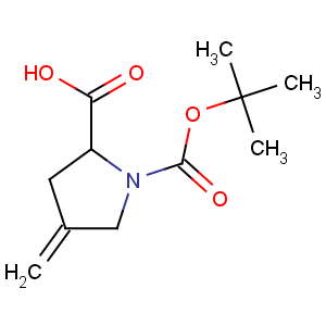 CAS No:84348-38-9 (2S)-4-methylidene-1-[(2-methylpropan-2-yl)oxycarbonyl]pyrrolidine-2-<br />carboxylic acid