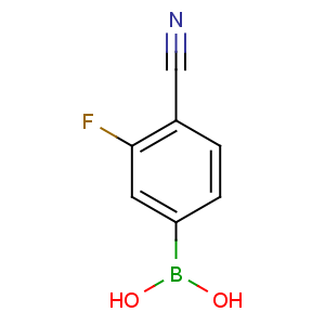 CAS No:843663-18-3 (4-cyano-3-fluorophenyl)boronic acid