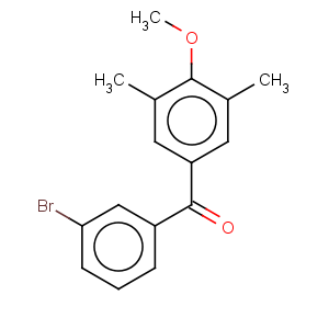 CAS No:844879-47-6 3-Bromo-3',5'-dimethyl-4'-methoxybenzophenone