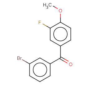 CAS No:844879-54-5 3-Bromo-3'-fluoro-4'-methoxybenzophenone