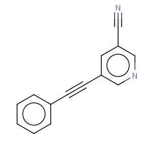 CAS No:845266-26-4 3-Pyridinecarbonitrile,5-(2-phenylethynyl)-