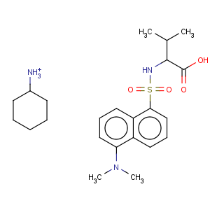 CAS No:84540-67-0 N-((5-(Dimethylamino)-1-naphthyl)sulphonyl)-DL-valine, compound with cyclohexylamine (1:1)