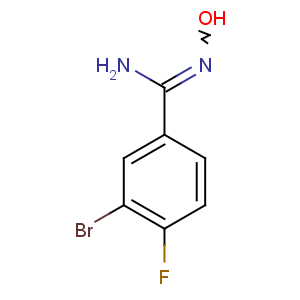 CAS No:845866-56-0 3-bromo-4-fluoro-N'-hydroxybenzenecarboximidamide