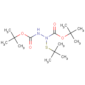 CAS No:84592-35-8 1,2-Hydrazinedicarboxylicacid, 1-[(1,1-dimethylethyl)thio]-, 1,2-bis(1,1-dimethylethyl) ester