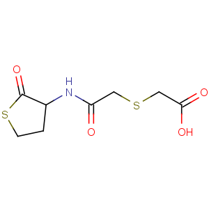 CAS No:84611-23-4 2-[2-oxo-2-[(2-oxothiolan-3-yl)amino]ethyl]sulfanylacetic acid