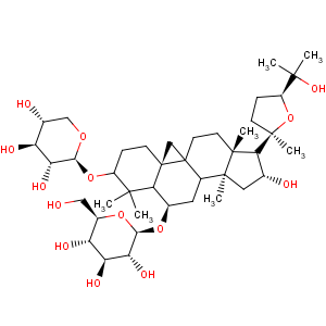 CAS No:84687-43-4 beta-D-Glucopyranoside, (3beta,6alpha,16beta,20R,24S)-20,24-epoxy-16,25-dihydroxy-3-(beta-D-xylopyranosyloxy)-9,19-cyclolanostan-6-yl