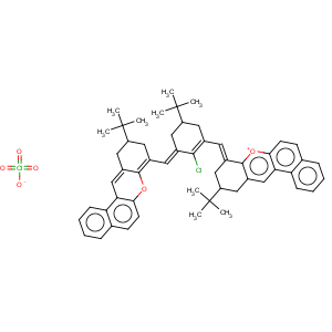 CAS No:847227-39-8 10-tert-butyl-8-[5-tert-butyl-3-(10-tert-butyl-10,11-dihydro-9h-benzo[a]xanthen-8-yl-methylene)-2-chloro-cyclohex-1-enylmethylene]-8,9,10,11-tetrahydro-benzo[a]xanthenylium perchlorate