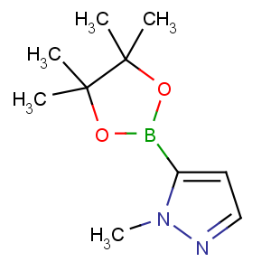 CAS No:847818-74-0 1-methyl-5-(4,4,5,5-tetramethyl-1,3,2-dioxaborolan-2-yl)pyrazole