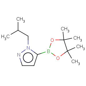 CAS No:847818-75-1 1-(2-methylpropyl)-5-(4,4,5,5-tetramethyl-1,3,2-dioxaborolan-2-yl)-1H-pyrazole