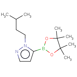 CAS No:847818-77-3 1-(3-methylbutyl)-5-(4,4,5,5-tetramethyl-1,3,2-dioxaborolan-2-yl)-1H-pyrazole