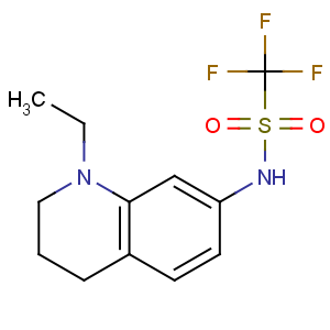 CAS No:848080-31-9 N-(1-ethyl-3,4-dihydro-2H-quinolin-7-yl)-1,1,<br />1-trifluoromethanesulfonamide