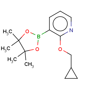 CAS No:848243-26-5 Pyridine,2-(cyclopropylmethoxy)-3-(4,4,5,5-tetramethyl-1,3,2-dioxaborolan-2-yl)-