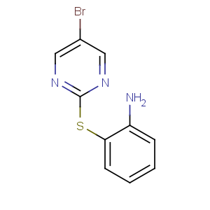 CAS No:849021-43-8 2-(5-bromopyrimidin-2-yl)sulfanylaniline