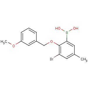 CAS No:849062-23-3 [3-bromo-2-[(3-methoxyphenyl)methoxy]-5-methylphenyl]boronic acid