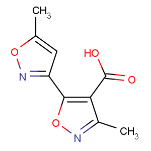 CAS No:849066-63-3 3-methyl-5-(5-methyl-1,2-oxazol-3-yl)-1,2-oxazole-4-carboxylic acid