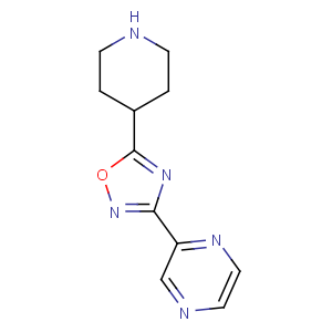 CAS No:849925-00-4 5-piperidin-4-yl-3-pyrazin-2-yl-1,2,4-oxadiazole