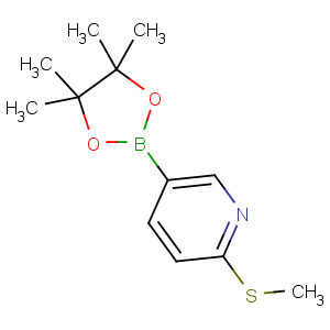 CAS No:849934-89-0 2-methylsulfanyl-5-(4,4,5,5-tetramethyl-1,3,2-dioxaborolan-2-yl)pyridine