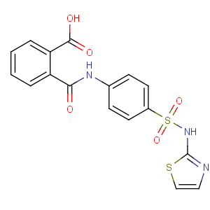 CAS No:85-73-4 2-[[4-(1,3-thiazol-2-ylsulfamoyl)phenyl]carbamoyl]benzoic acid