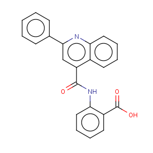 CAS No:85-78-9 Benzoic acid,2-[[(2-phenyl-4-quinolinyl)carbonyl]amino]-