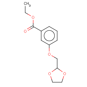 CAS No:850348-88-8 Benzoic acid,3-(1,3-dioxolan-2-ylmethoxy)-, ethyl ester