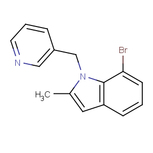 CAS No:850349-26-7 7-bromo-2-methyl-1-(pyridin-3-ylmethyl)indole